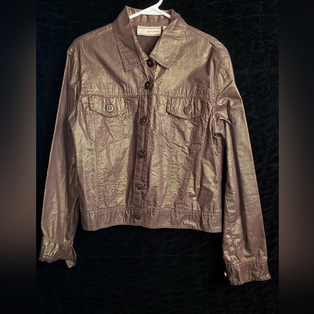 Carrie Allen Size medium gold jacket NWOT